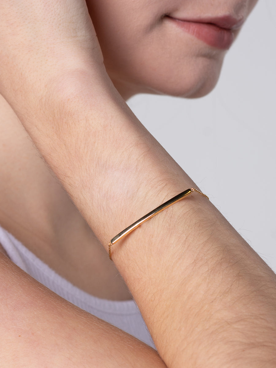 Gold Bar Bracelet