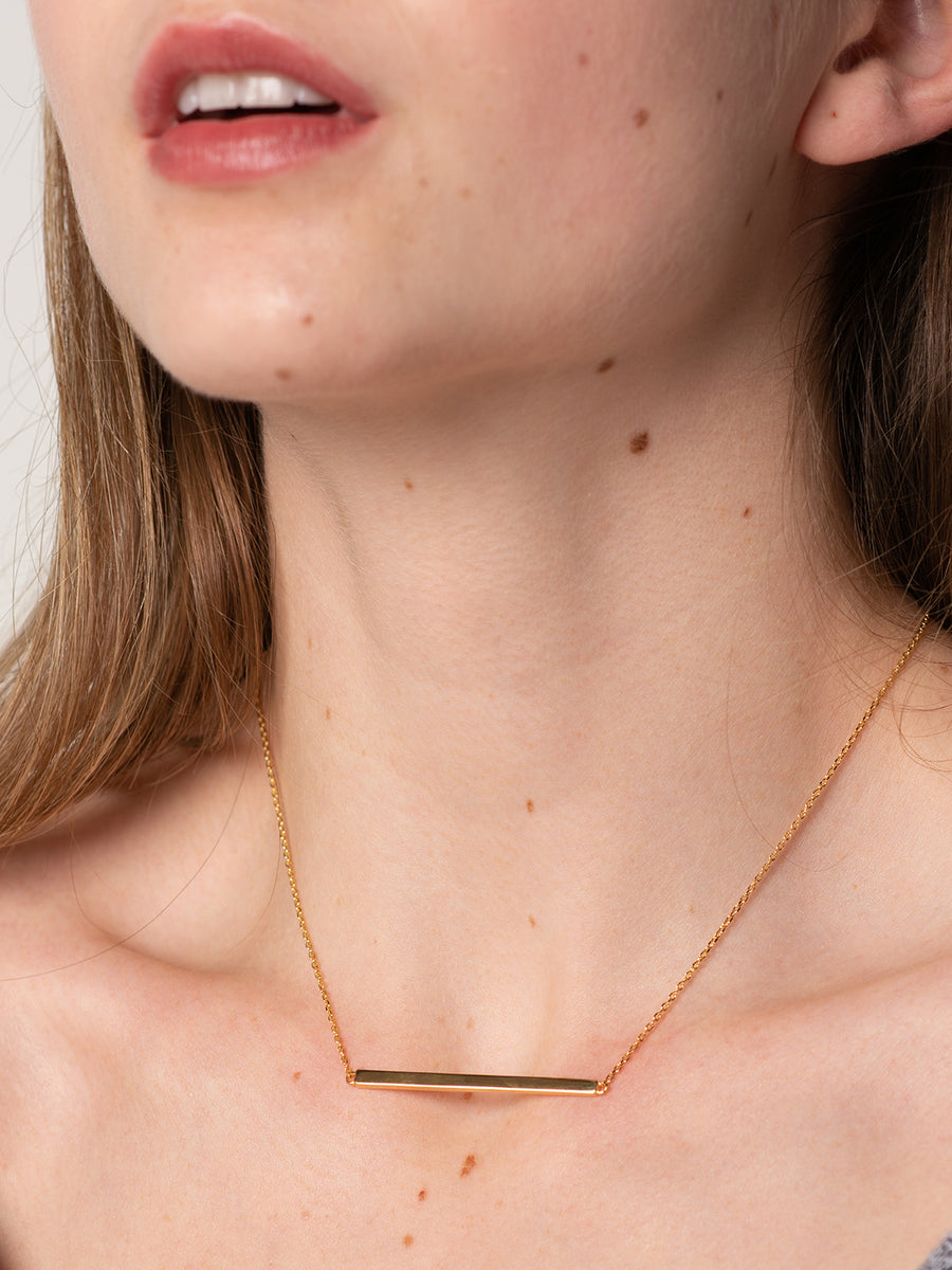 Gold Bar Necklace