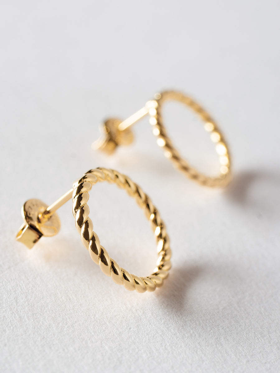 Gold Rope Earrings