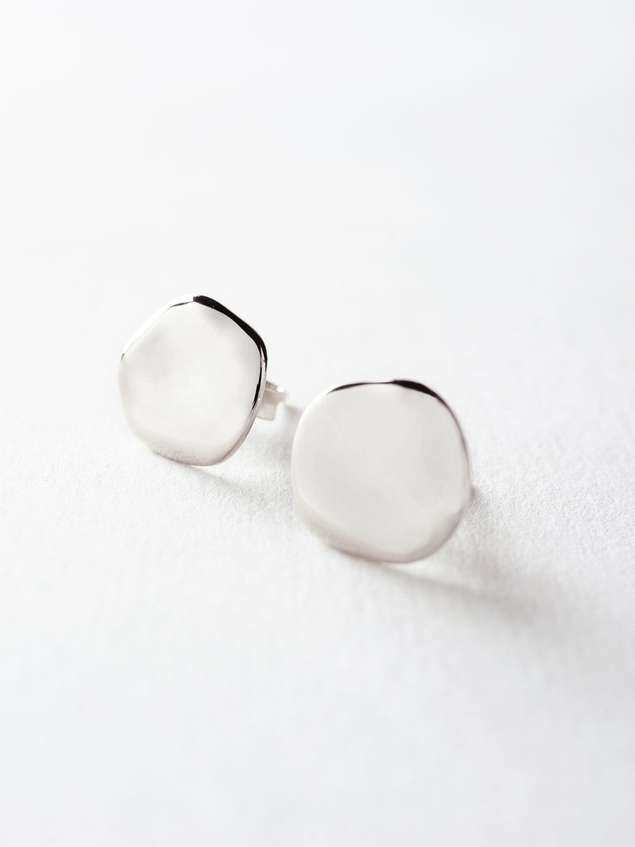 Hammered Sterling Silver Earrings