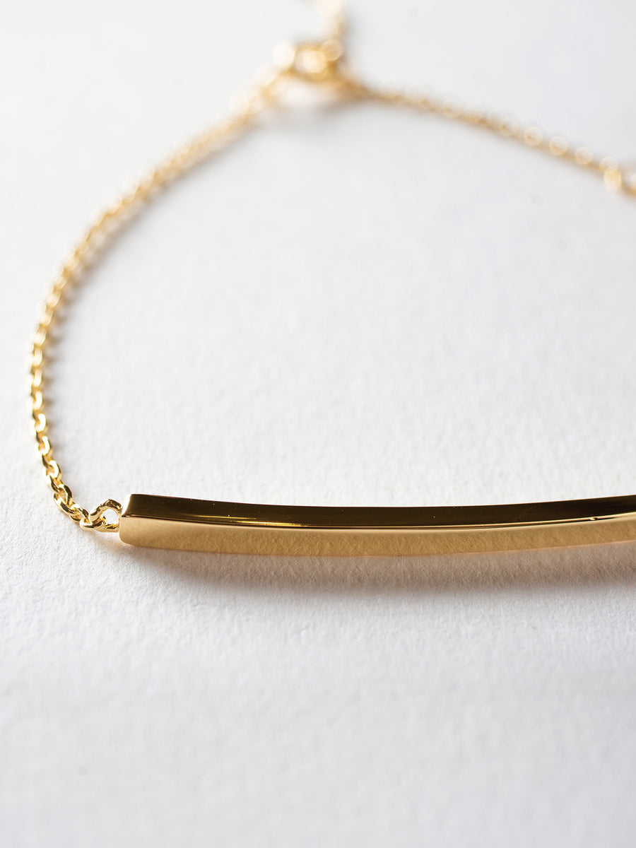 Gold Bar Bracelet